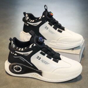 Herensneakers met roterende gesp Comfortabele antislip duurzame veterschoenen voor buitenactiviteiten voor heren - AliExpress 322