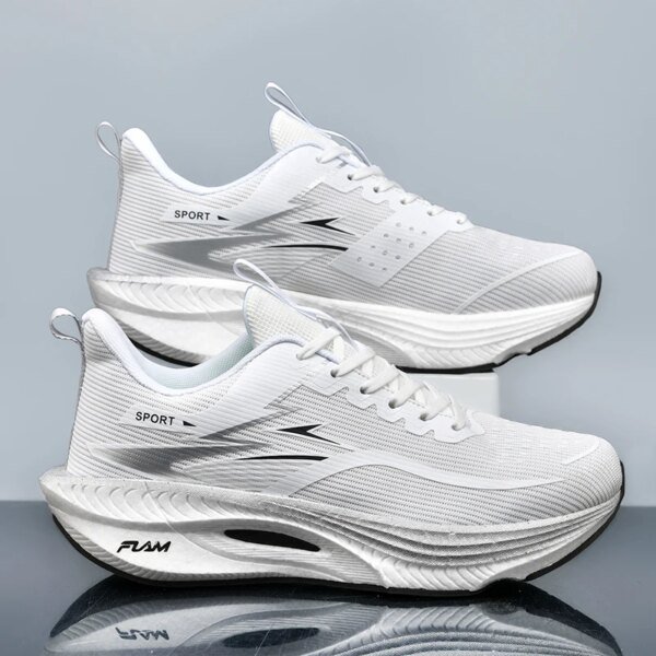 Marathon Carbon Plaat Luchtkussen Heren Sport Loopschoenen Ademend Lichtgewicht Dames Comfortabele Atletische Antislip Sneakers - AliExpress 201768104